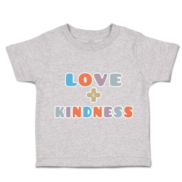 Toddler Clothes Love Plus Kindness Toddler Shirt Baby Clothes Cotton