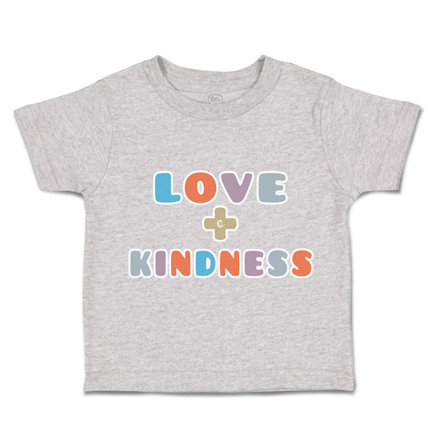 Toddler Clothes Love Plus Kindness Toddler Shirt Baby Clothes Cotton