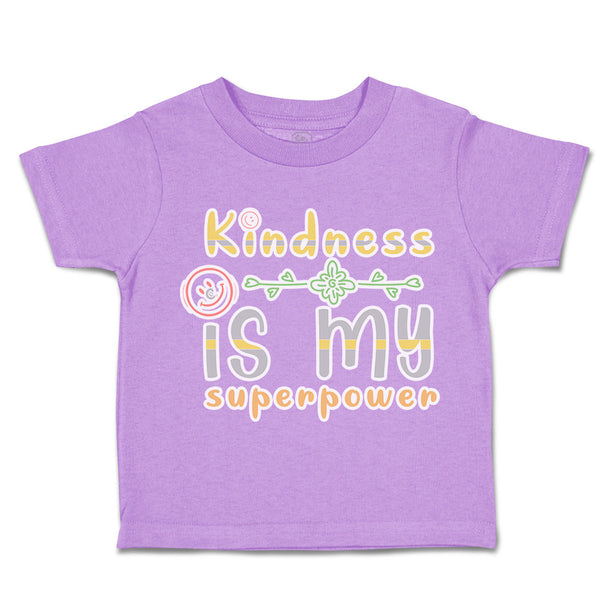 Toddler Clothes Kindness Is My Super Power Heart Toddler Shirt Cotton