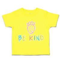 Toddler Clothes Be Kind Strawberry Toddler Shirt Baby Clothes Cotton