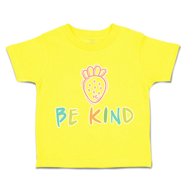 Toddler Clothes Be Kind Strawberry Toddler Shirt Baby Clothes Cotton