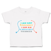 Toddler Clothes I Am Not Disobedient Independent Thinker Toddler Shirt Cotton