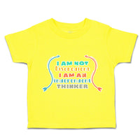 Toddler Clothes I Am Not Disobedient Independent Thinker Toddler Shirt Cotton