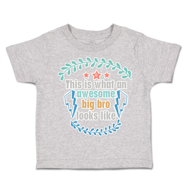 Toddler Clothes What An Awesome Big Brother Looks like Toddler Shirt Cotton