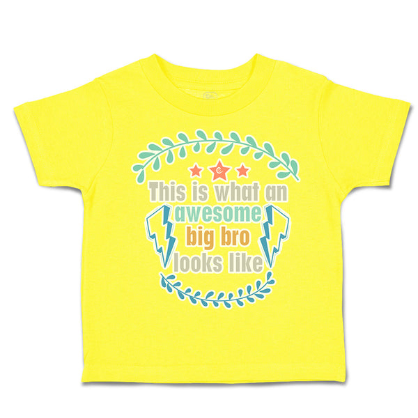 Toddler Clothes What An Awesome Big Brother Looks like Toddler Shirt Cotton