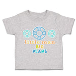 Toddler Clothes Little Man Big Plans Lifesaver Toddler Shirt Baby Clothes Cotton