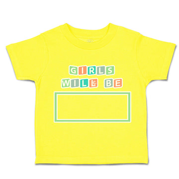 Toddler Clothes Girls Will Be B Toddler Shirt Baby Clothes Cotton