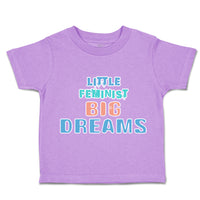 Toddler Clothes Little Feminist Big Dreams Frock Toddler Shirt Cotton