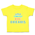 Toddler Clothes Little Feminist Big Dreams Frock Toddler Shirt Cotton