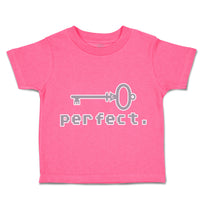 Toddler Clothes Perfect Key Toddler Shirt Baby Clothes Cotton