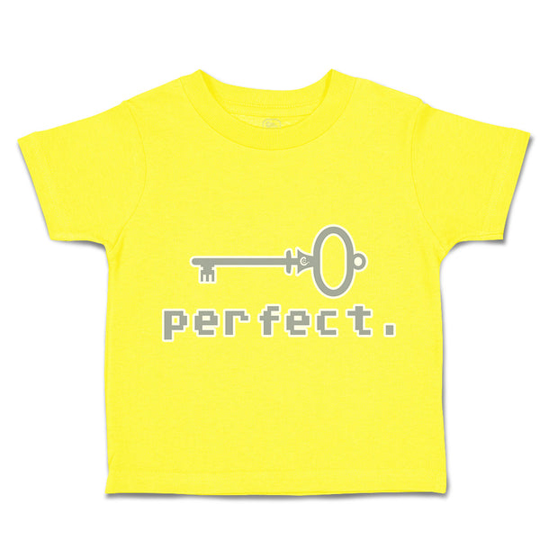 Toddler Clothes Perfect Key Toddler Shirt Baby Clothes Cotton