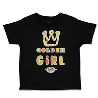 Golden Girl Crown Red Lips