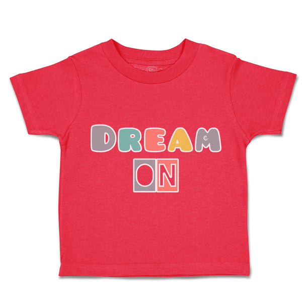 Toddler Clothes Dream on Toddler Shirt Baby Clothes Cotton