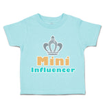 Toddler Clothes Mini Influencer Crown Toddler Shirt Baby Clothes Cotton