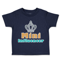 Toddler Clothes Mini Influencer Crown Toddler Shirt Baby Clothes Cotton