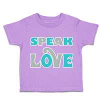 Toddler Clothes Speak Love Toddler Shirt Baby Clothes Cotton