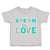 Toddler Clothes Speak Love Toddler Shirt Baby Clothes Cotton