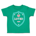 Toddler Clothes Loved Heart Love Toddler Shirt Baby Clothes Cotton