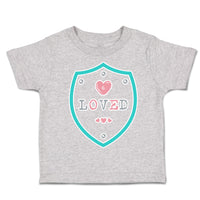 Toddler Clothes Loved Heart Love Toddler Shirt Baby Clothes Cotton