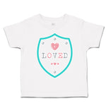 Toddler Clothes Loved Heart Love Toddler Shirt Baby Clothes Cotton