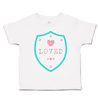 Toddler Clothes Loved Heart Love Toddler Shirt Baby Clothes Cotton