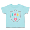 Toddler Clothes I Love You Heart Key Toddler Shirt Baby Clothes Cotton