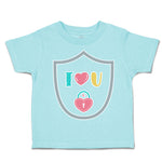 Toddler Clothes I Love You Heart Key Toddler Shirt Baby Clothes Cotton