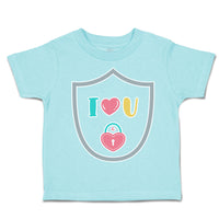 Toddler Clothes I Love You Heart Key Toddler Shirt Baby Clothes Cotton