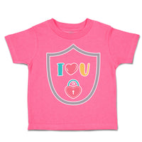 Toddler Clothes I Love You Heart Key Toddler Shirt Baby Clothes Cotton