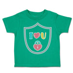 Toddler Clothes I Love You Heart Key Toddler Shirt Baby Clothes Cotton