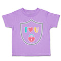 Toddler Clothes I Love You Heart Key Toddler Shirt Baby Clothes Cotton