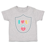 Toddler Clothes I Love You Heart Key Toddler Shirt Baby Clothes Cotton