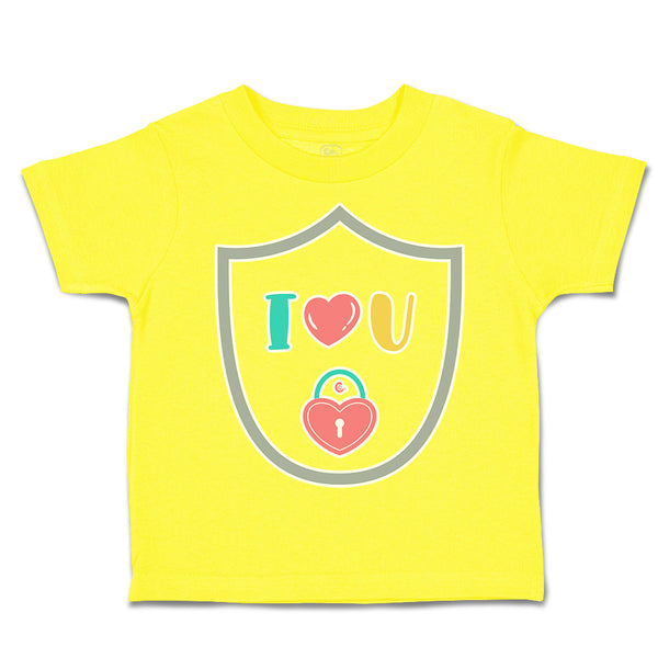 Toddler Clothes I Love You Heart Key Toddler Shirt Baby Clothes Cotton