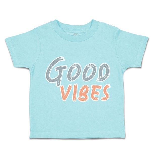 Toddler Clothes Good Vibes Leaves Toddler Shirt Baby Clothes Cotton