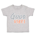 Toddler Clothes Good Vibes Leaves Toddler Shirt Baby Clothes Cotton