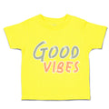 Toddler Clothes Good Vibes Leaves Toddler Shirt Baby Clothes Cotton