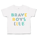 Toddler Clothes Brave Boys Club Toddler Shirt Baby Clothes Cotton