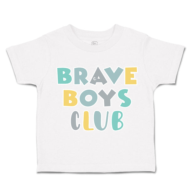 Toddler Clothes Brave Boys Club Toddler Shirt Baby Clothes Cotton