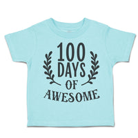 Toddler Clothes 100 Days of Awesome Toddler Shirt Baby Clothes Cotton