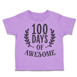 Toddler Clothes 100 Days of Awesome Toddler Shirt Baby Clothes Cotton