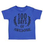 Toddler Clothes 100 Days of Awesome Toddler Shirt Baby Clothes Cotton