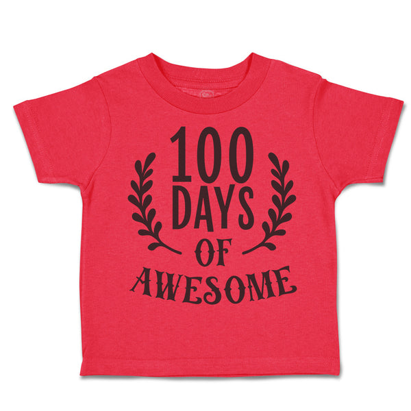 Toddler Clothes 100 Days of Awesome Toddler Shirt Baby Clothes Cotton