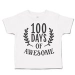 Toddler Clothes 100 Days of Awesome Toddler Shirt Baby Clothes Cotton