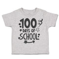 Toddler Clothes 100 Days of School with Arrow Toddler Shirt Baby Clothes Cotton