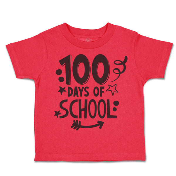 Toddler Clothes 100 Days of School with Arrow Toddler Shirt Baby Clothes Cotton