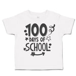 Toddler Clothes 100 Days of School with Arrow Toddler Shirt Baby Clothes Cotton