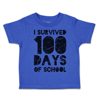Toddler Clothes I Survived 100 Days of School Style A Toddler Shirt Cotton