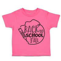 Toddler Clothes Back to School Y'All Toddler Shirt Baby Clothes Cotton