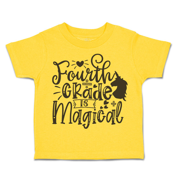 Toddler Clothes Fourth Grade Is Magical Toddler Shirt Baby Clothes Cotton