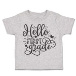 Toddler Clothes Hello First Grade Style B Toddler Shirt Baby Clothes Cotton